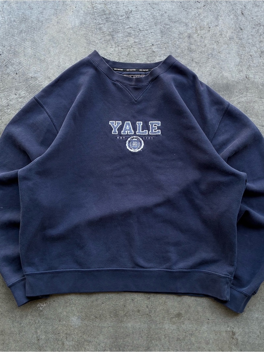 Gear For Sports Navy Yale Crewneck Sweatshirt